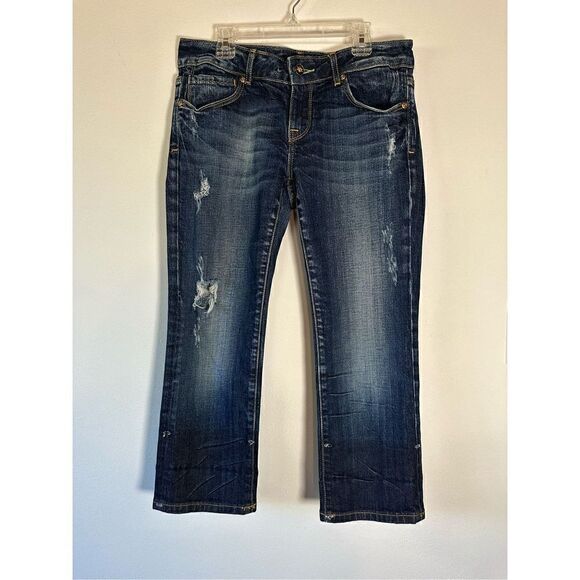 Vigoss jeans distressed capris size 5 - Picture 1 of 12